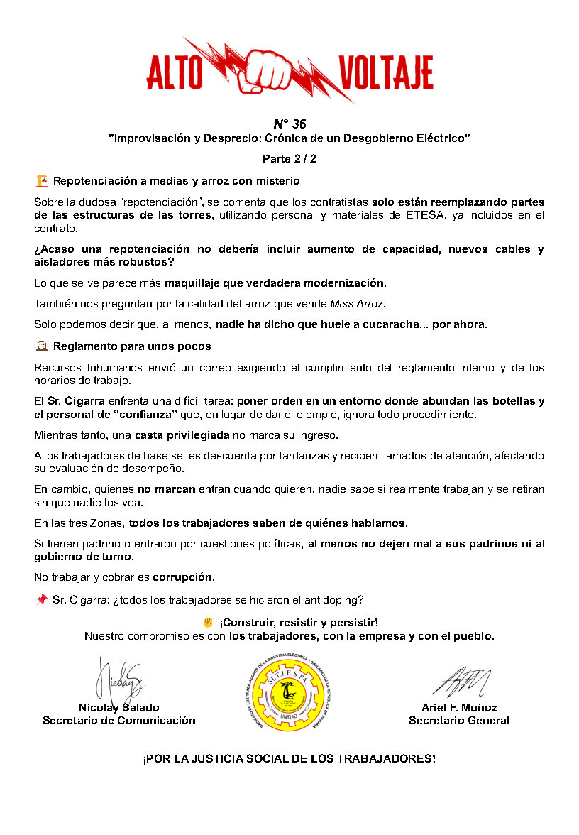 Alto Voltaje N°36 - Parte 2